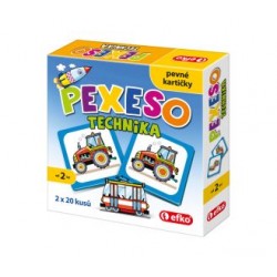 Pexeso baby - technika