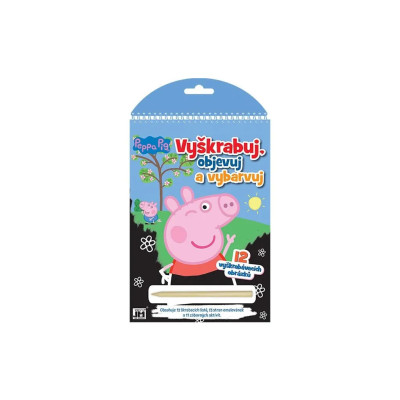 Vyškrabuj, objevuj  a vybarvuj - Prasátko Peppa