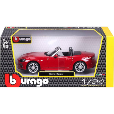 Bburago - FIAT 124 SPIDER RED