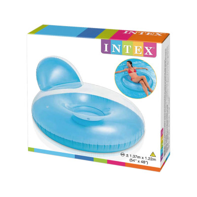 INTEX - Nafukovací Lenoška s opěrkou