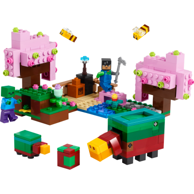 LEGO Minecraft - Zahrada s rozkvetlými třešněmi