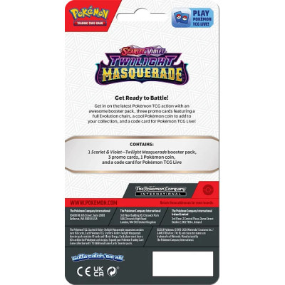 Pokémon TCG:Twilight Masquerade - Premium Checklane Blister