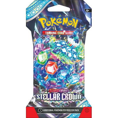 Pokémon TCG: SV07 Stellar Crown - 1 Blister Booster